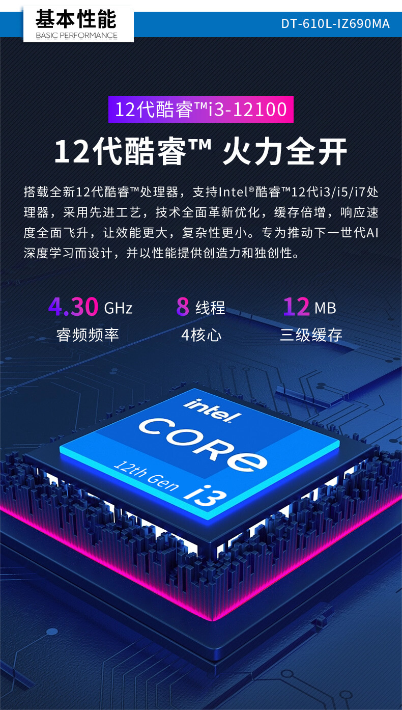 熊猫酷睿12代工控机