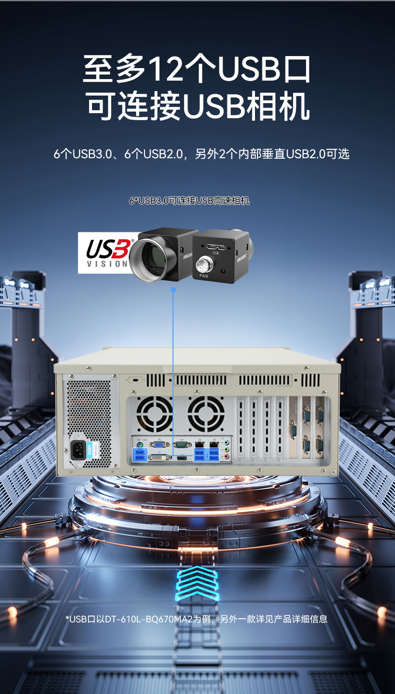 酷睿14代工控机,12USB3.0,2网口机器视觉/AGV调度控制主机,DT-610L-BQ670MA2.jpg 酷睿14代工控机,12USB3.0,2网口机器视觉/AGV调度控制主机,DT-610L-BQ670MA2.jpg